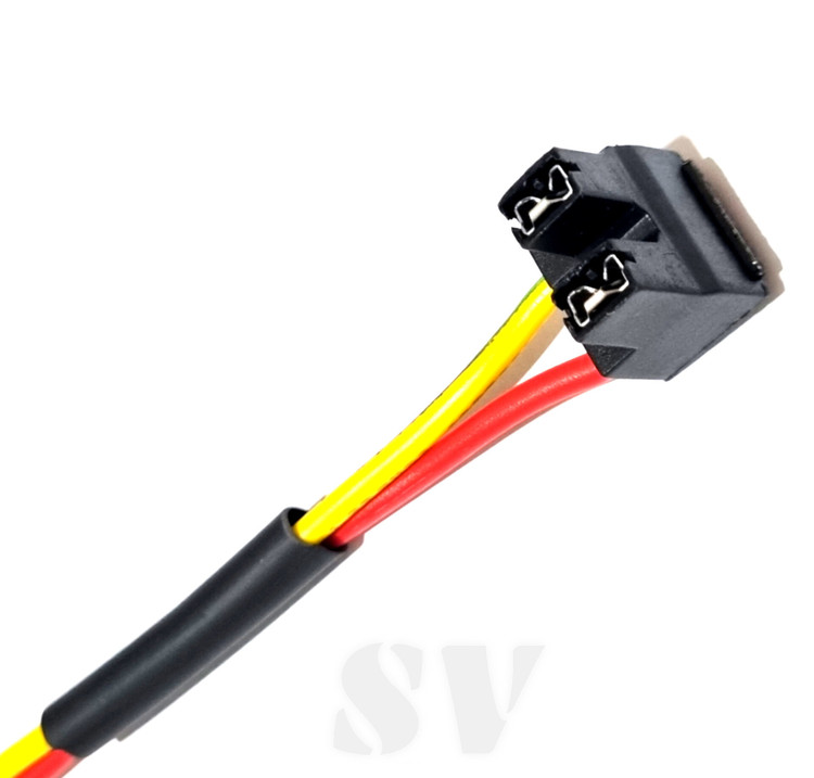 سوکت چراغ جلو پرچمی دو سیم پرشیایی h7 سیم ضخیم لحیمی