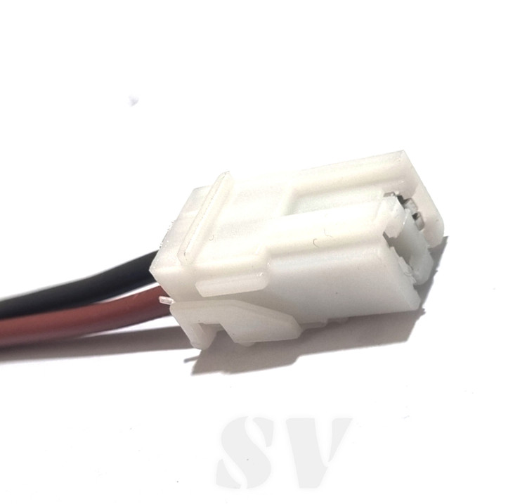 سوکت دو فیش ردیفی سفید راهنما و چراغ کوچیک پژو و پراید سیم ضخیم لحیمی