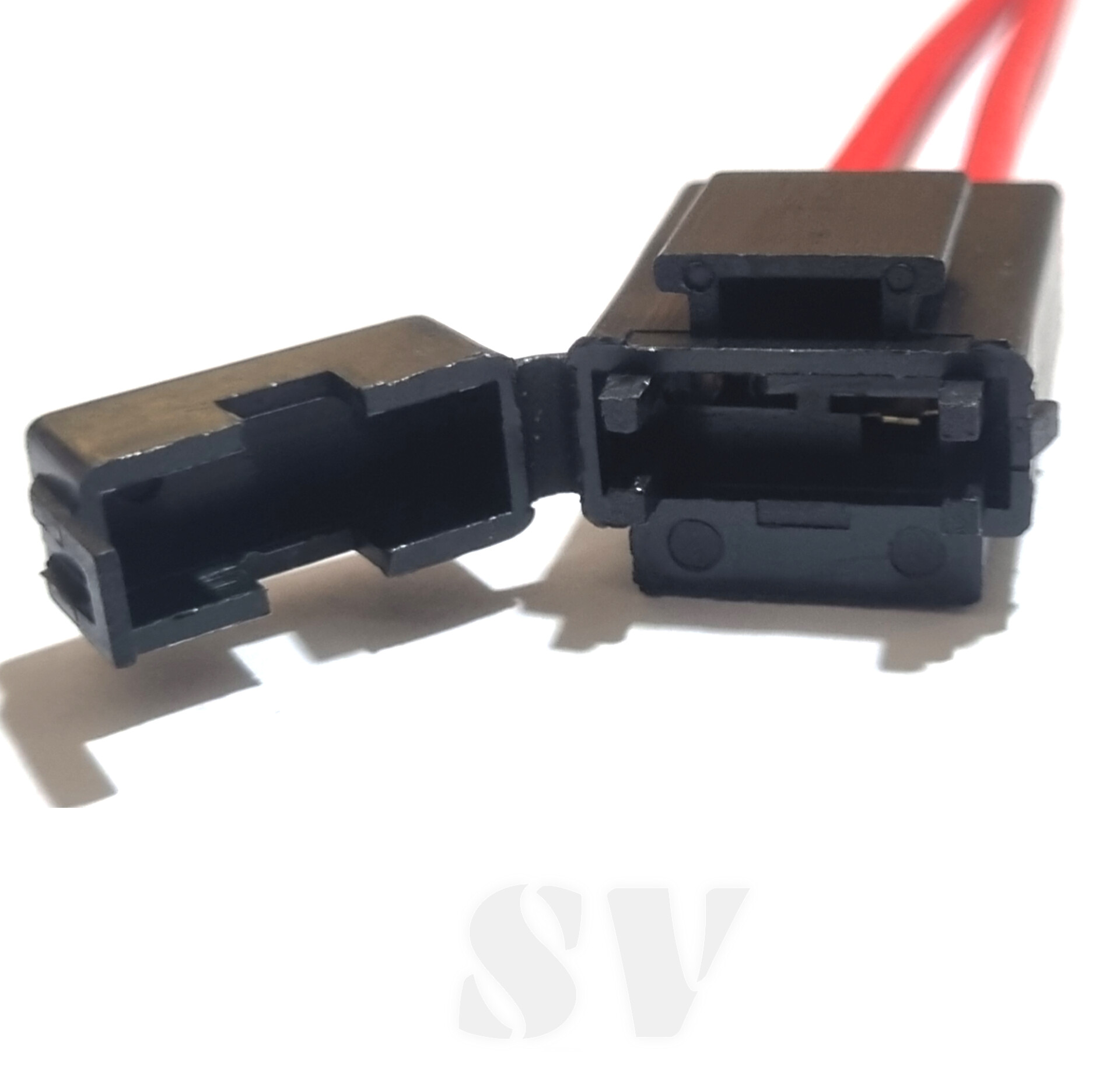 سوکت جا فیوزی تکی درب دار سیم ضخیم لحیمی