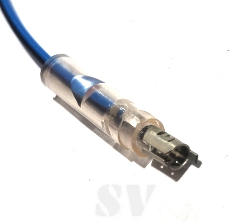 سوکت تک فیش لول فشنگی نمایشگر دمای اب پراید سیم خودرویی لحیمی