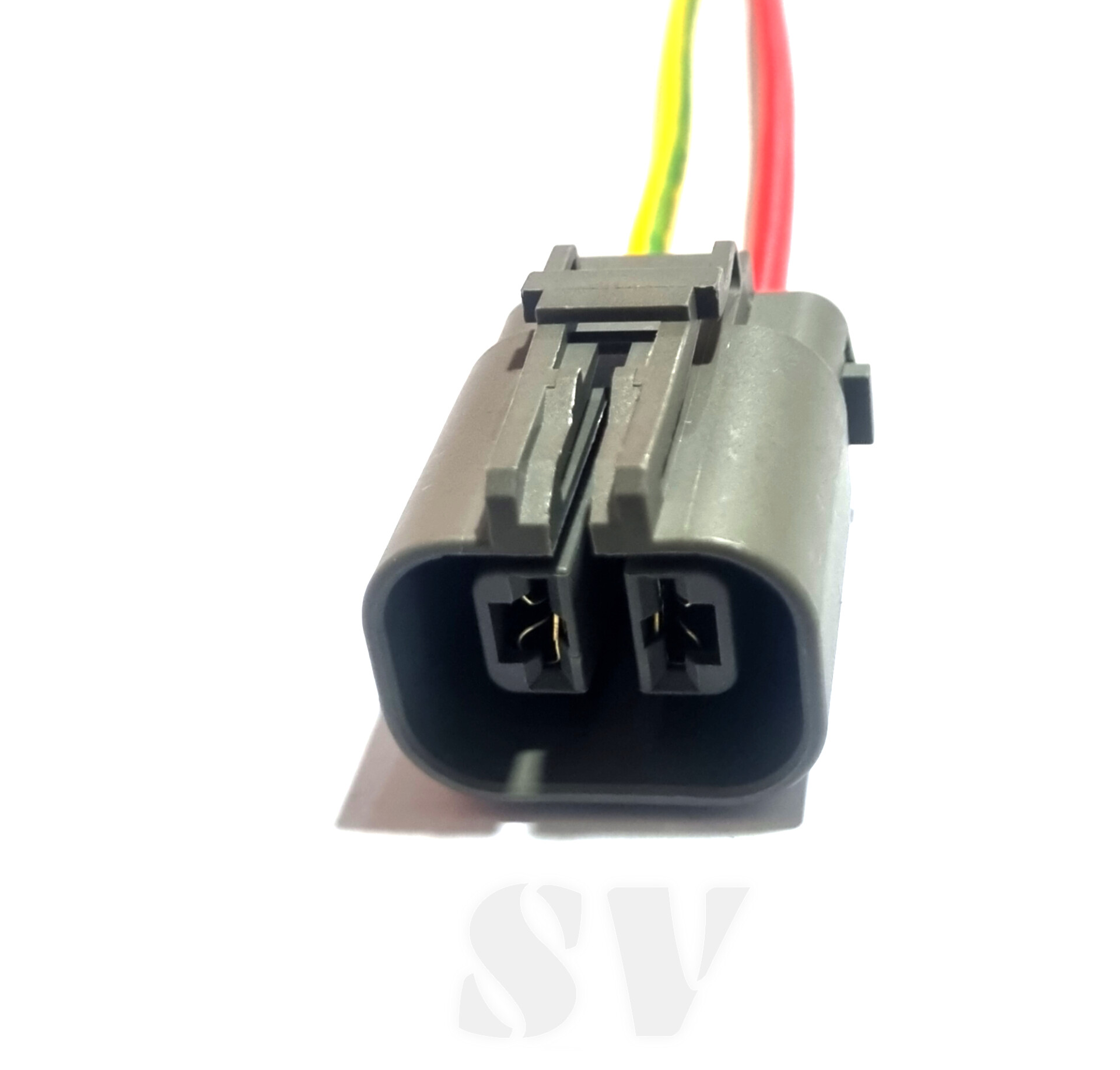 سوکت دو فیش پشت دینام پراید سیم ضخیم