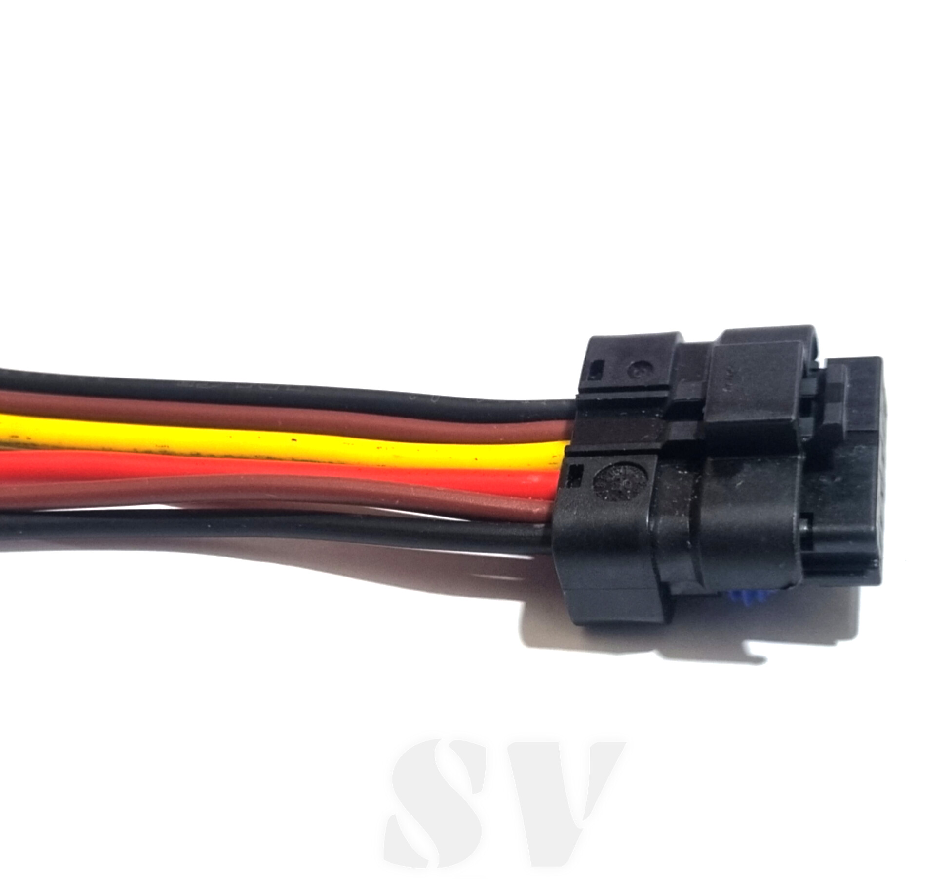 سوکت ۶ فیش پمپ بنزین سیم نمره ۴ ضخیم لحیمی