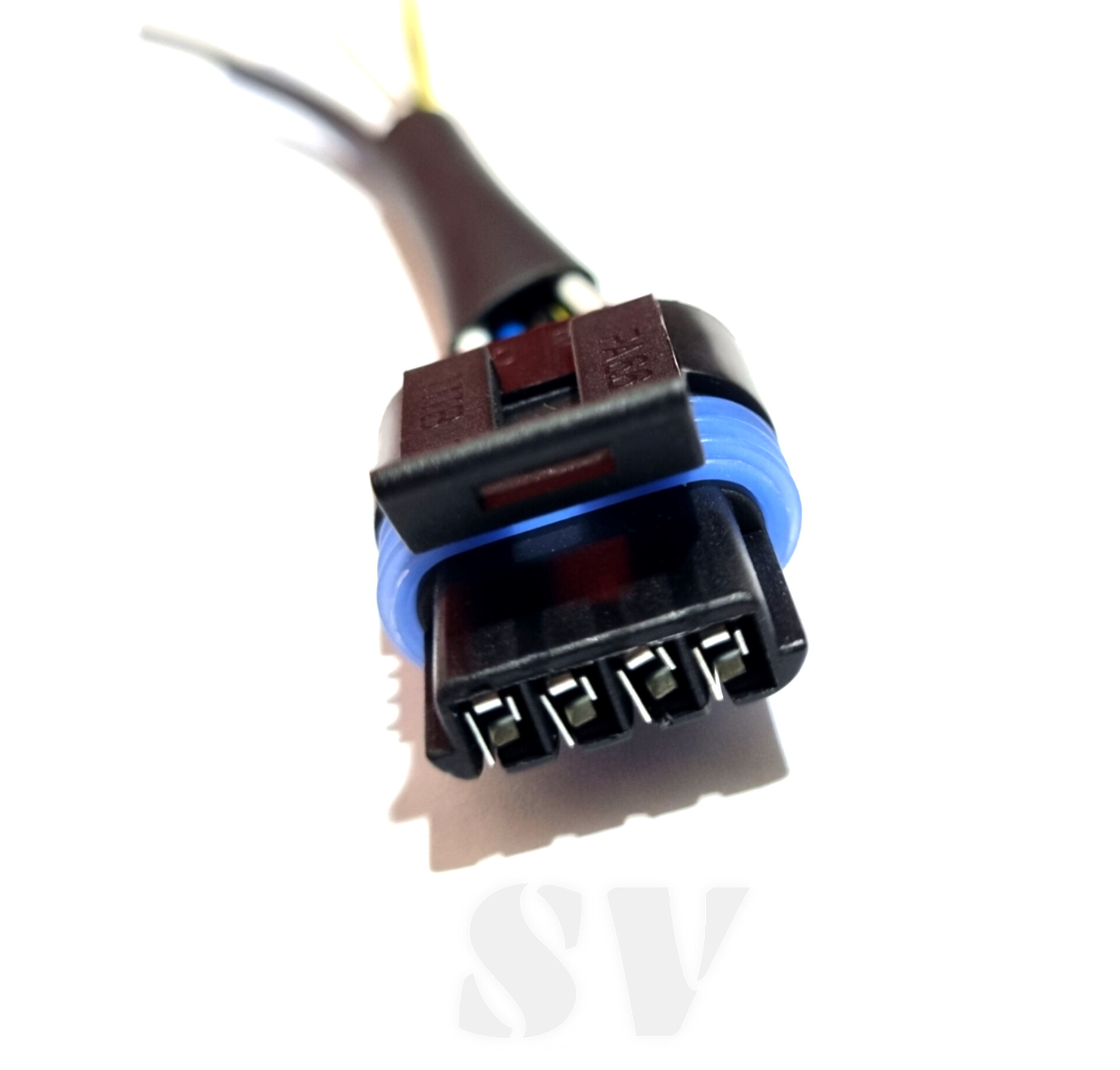 سوکت چهار فیش استپر موتور پژو و پراید انواع خودروها سیم ۱.۵ خودرویی