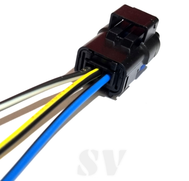 سوکت سه فیش سوزنی سیم خودرویی لحیمی