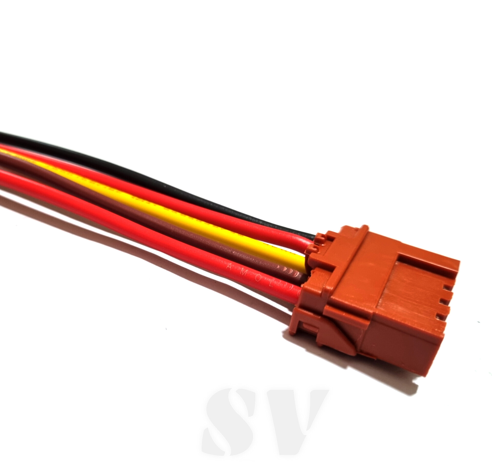 سوکت پنج سیم قهوه ای شیشه بالابر پژویی سمت شاگرد لحیمی