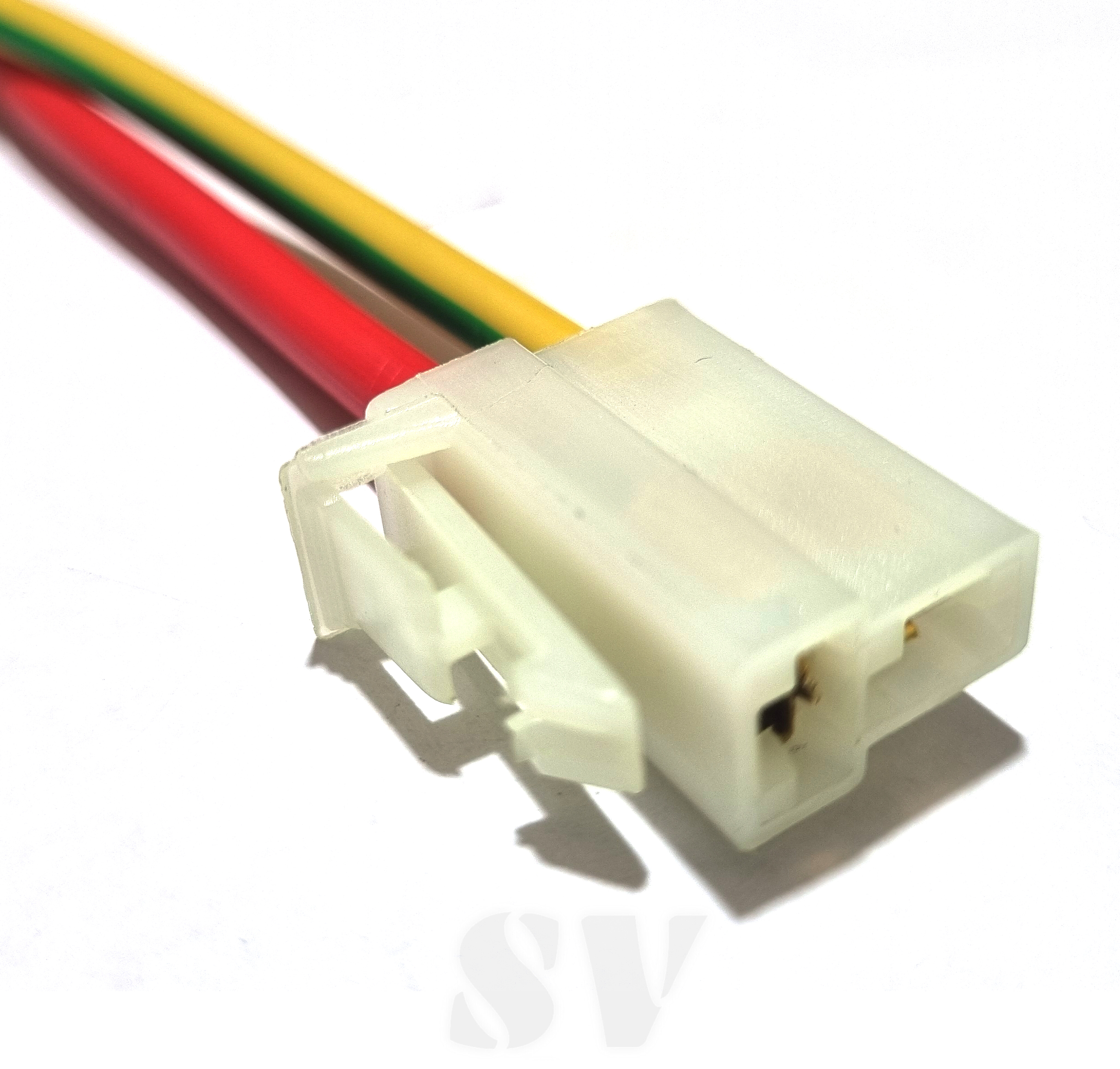 سوکت دو فیش مدول بخاری پژو جدید سیم ۴ لحیمی