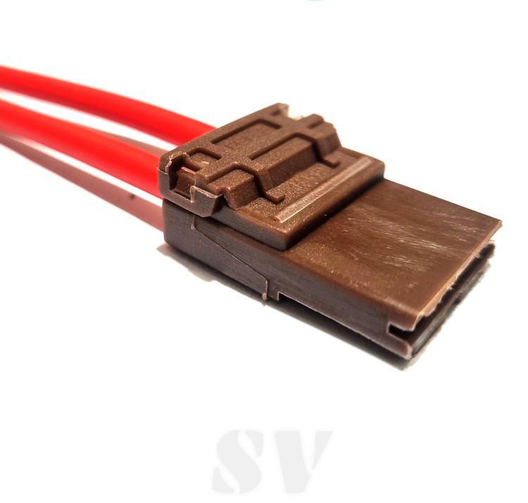 سوکت جعبه فیوز کالسکه ای پژو سیم ضخیم ۶ لحیمی قهوه ای