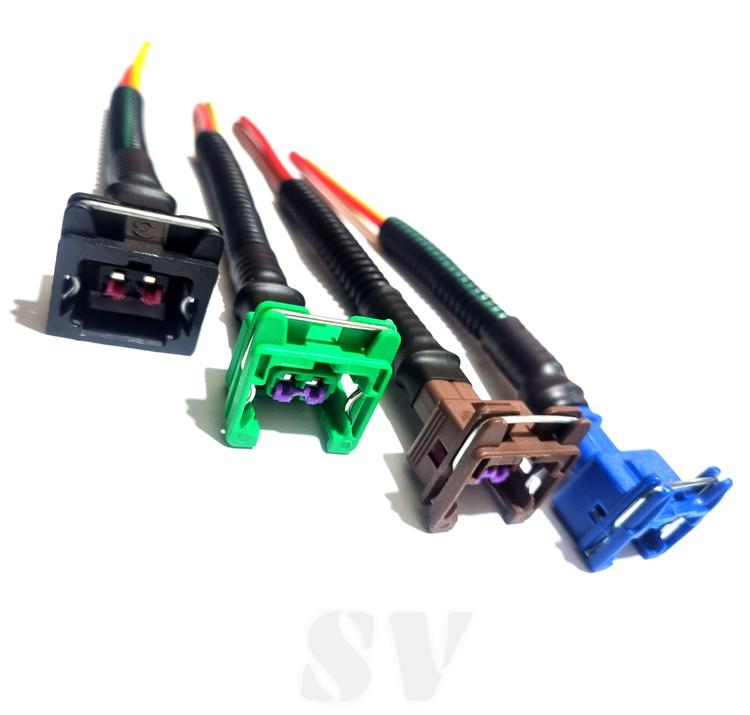 سوکت دو فیش همه کاره درجه یک هولدردار سیم ضخیم ۱.۵ لحیمی رنگی