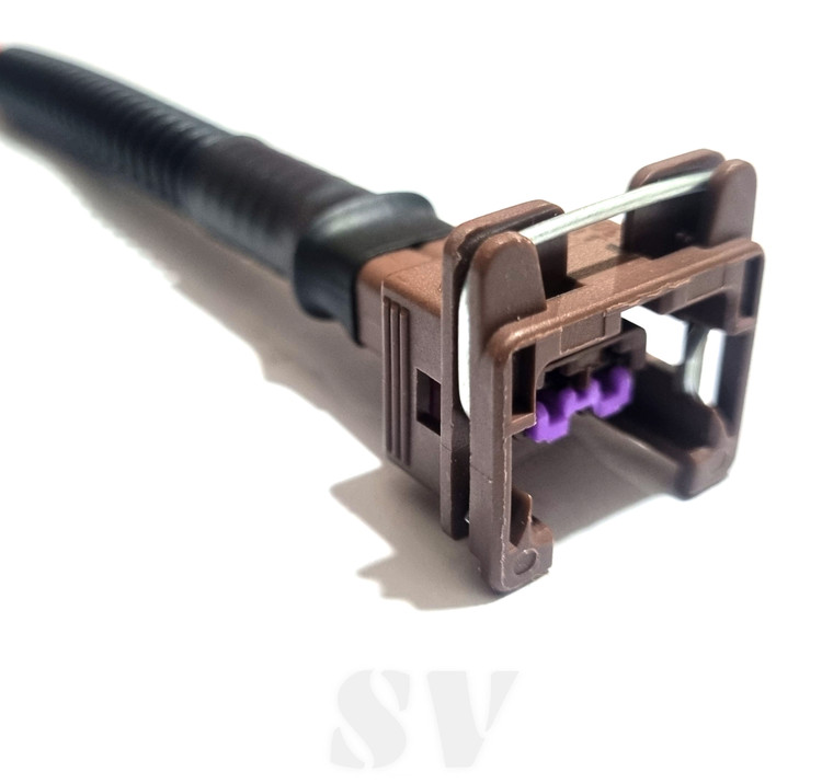 سوکت دو فیش همه کاره درجه یک هولدردار سیم ضخیم ۱.۵ لحیمی رنگ قهوه ای