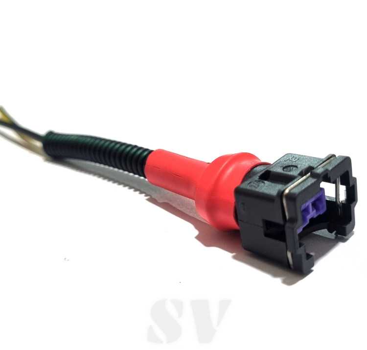 سوکت دو فیش سوزن انژکتور فنر تخت لحیمی اس وی