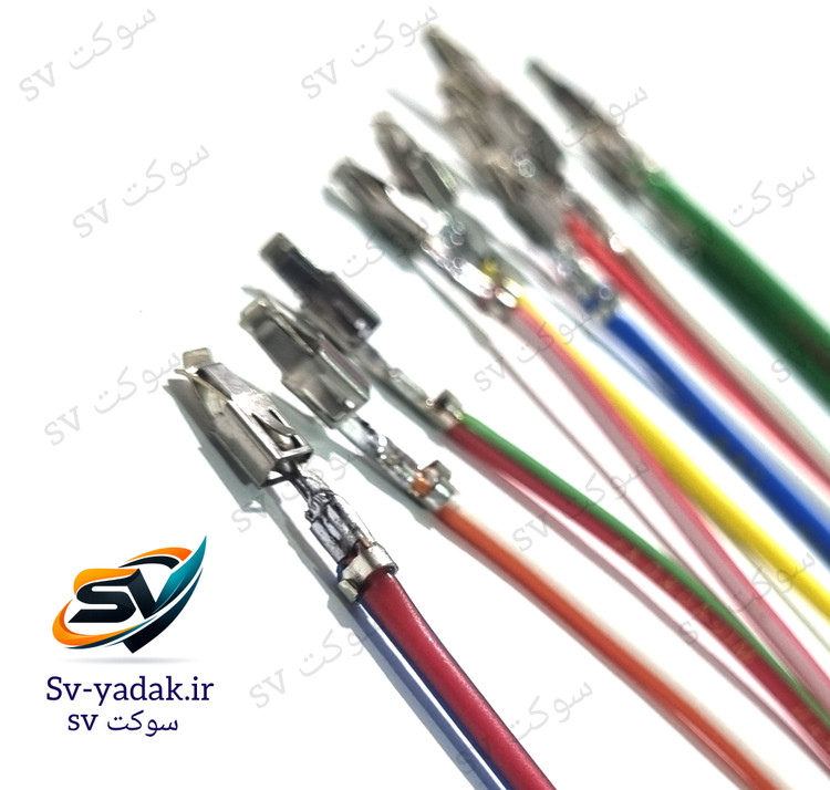 جزئیات سرسیمهای برنجی و اتصالات کاملاً لحیمکاری شده سوکت دو فیش SV