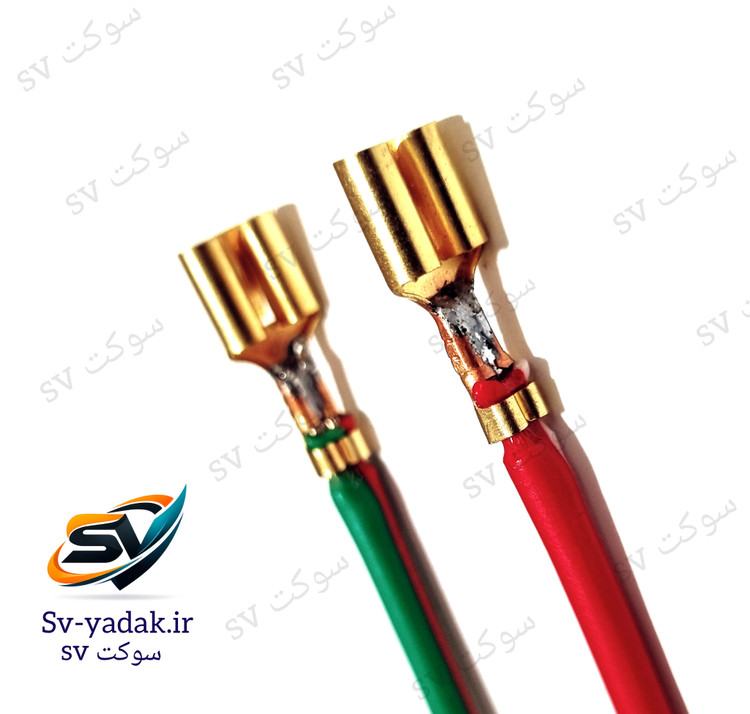جزئیات سرسیمهای برنجی و اتصالات کاملاً لحیمکاری شده سوکت دینام SV