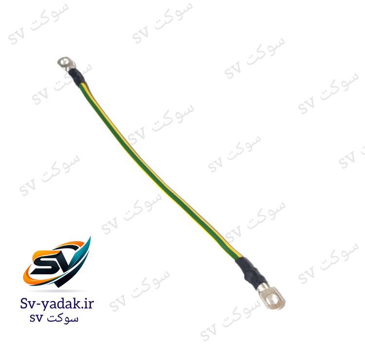 کابل اتصال تقویتی منفی بدنه خودرو با کابل ۱۰ تمام مس آمل و سرکابل پرسشده