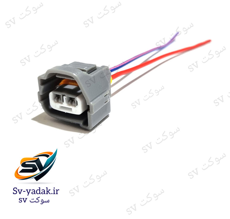 سوکت کوئل زیمنس طوسی برند SV با سیم ۱.۵ خودرویی