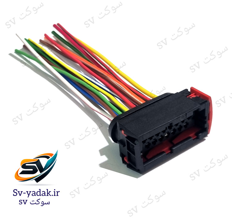 سوکت رله دوبل و یونیت فن پژو با کیفیت ساخت بالا و لحیمی برند اس وی