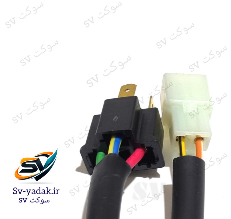 نمای نزدیک کیفیت ساخت سوکت تبدیل چراغ پراید صبا به 131