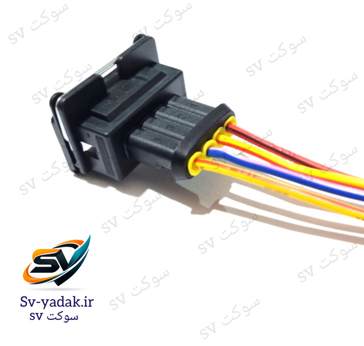 سوکت کوئل ساژم آببندی شده با سرسیمهای برنجی برند SV