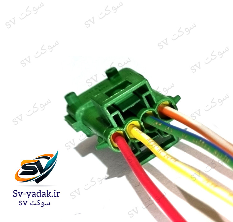 بدنه پلیامید نسوز و سیل آببندی سوکت سنسور اکسیژن نری ساژم برند SV