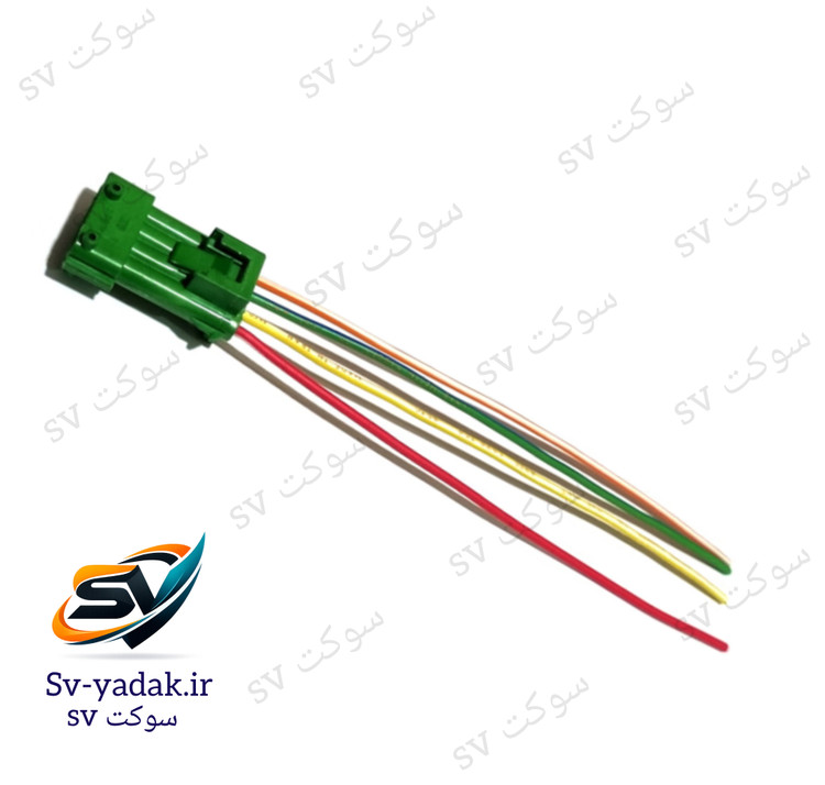 سوکت سنسور اکسیژن نری ساژم با سیم ۱۷ سانتیمتری خودرویی و کیفیت تضمین شده