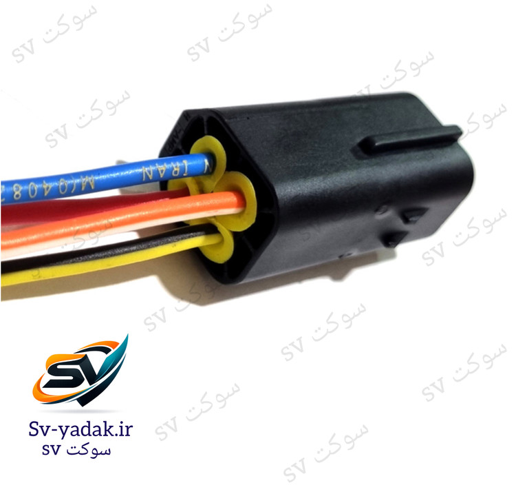 بدنه پلیامید نسوز و سیل آببندی سوکت سنسور اکسیژن نری زیمنس برند SV