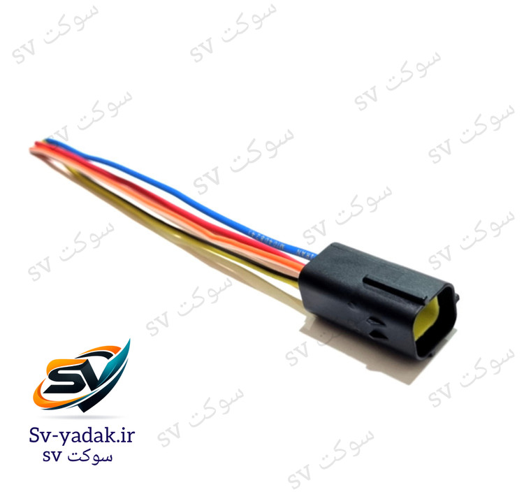 سوکت سنسور اکسیژن نری زیمنس با سیم ۱۷ سانتیمتری خودرویی و کیفیت تضمین شده