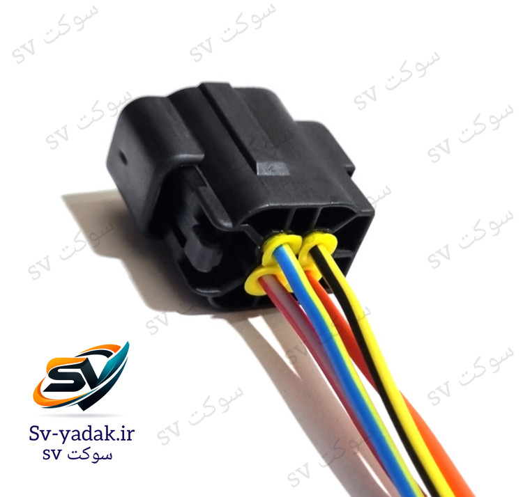بدنه پلیامید نسوز و سیل آببندی سوکت سنسور اکسیژن مادگی زیمنس برند SV