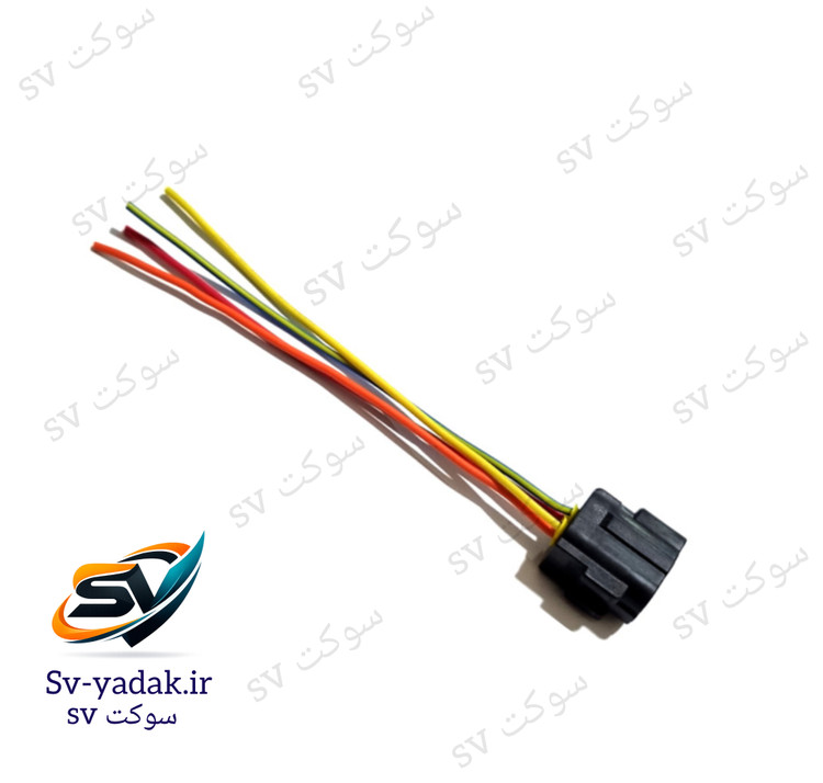 سوکت سنسور اکسیژن مادگی زیمنس با سیم ۱۷ سانتیمتری خودرویی و کیفیت تضمین شده